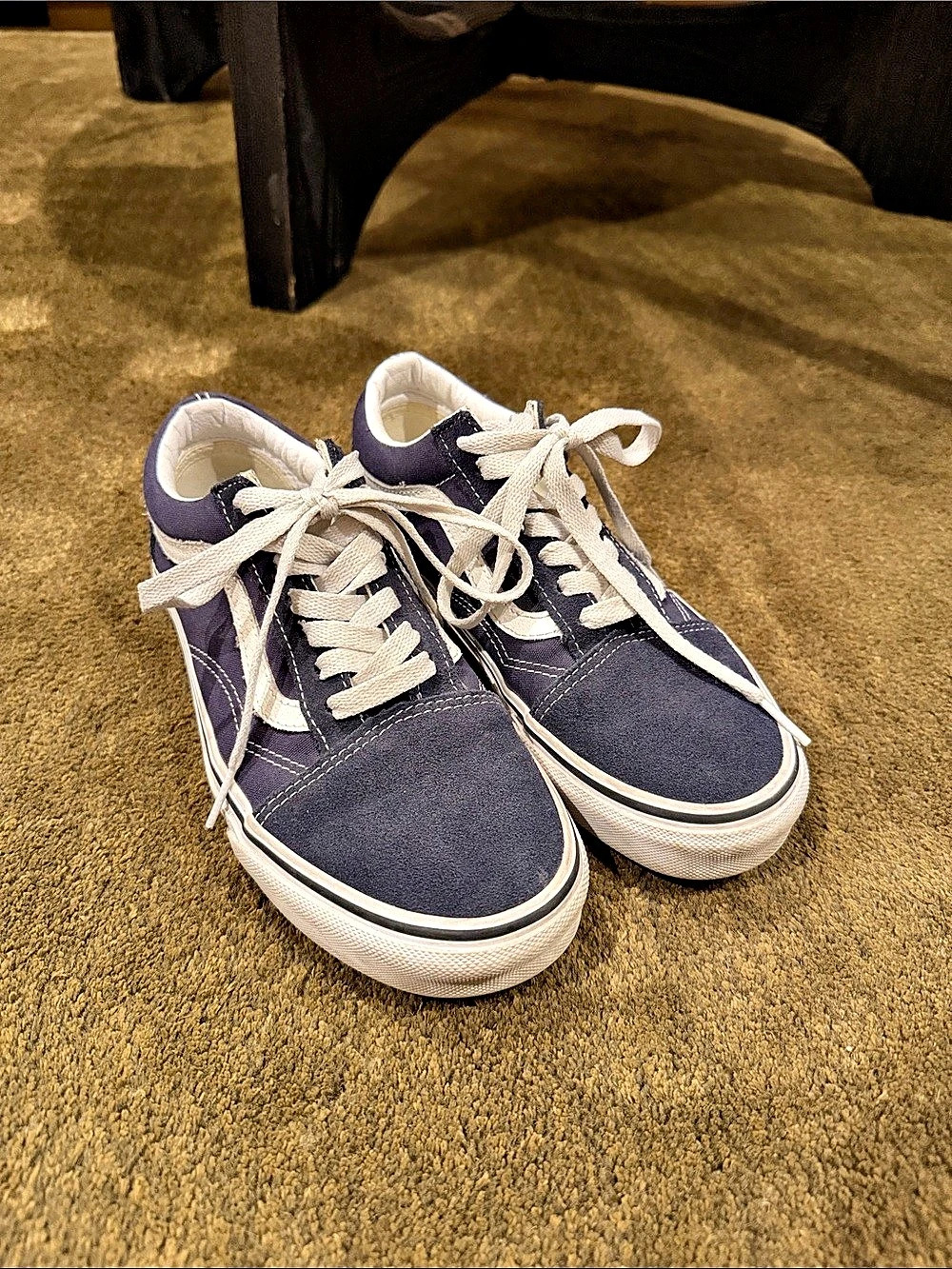 Vans Old Skool Blue & White Sneakers